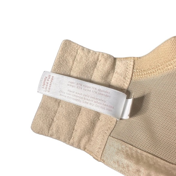 Cacique Full Coverage Underwire Support Lined Lane Bryant Nude Bra size 44DD - Picture 7 of 9